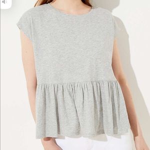 LOFT Peplum Tee